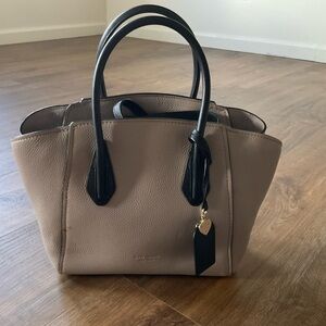Kate Spade Women’s Grace Taupe/Black Handbag